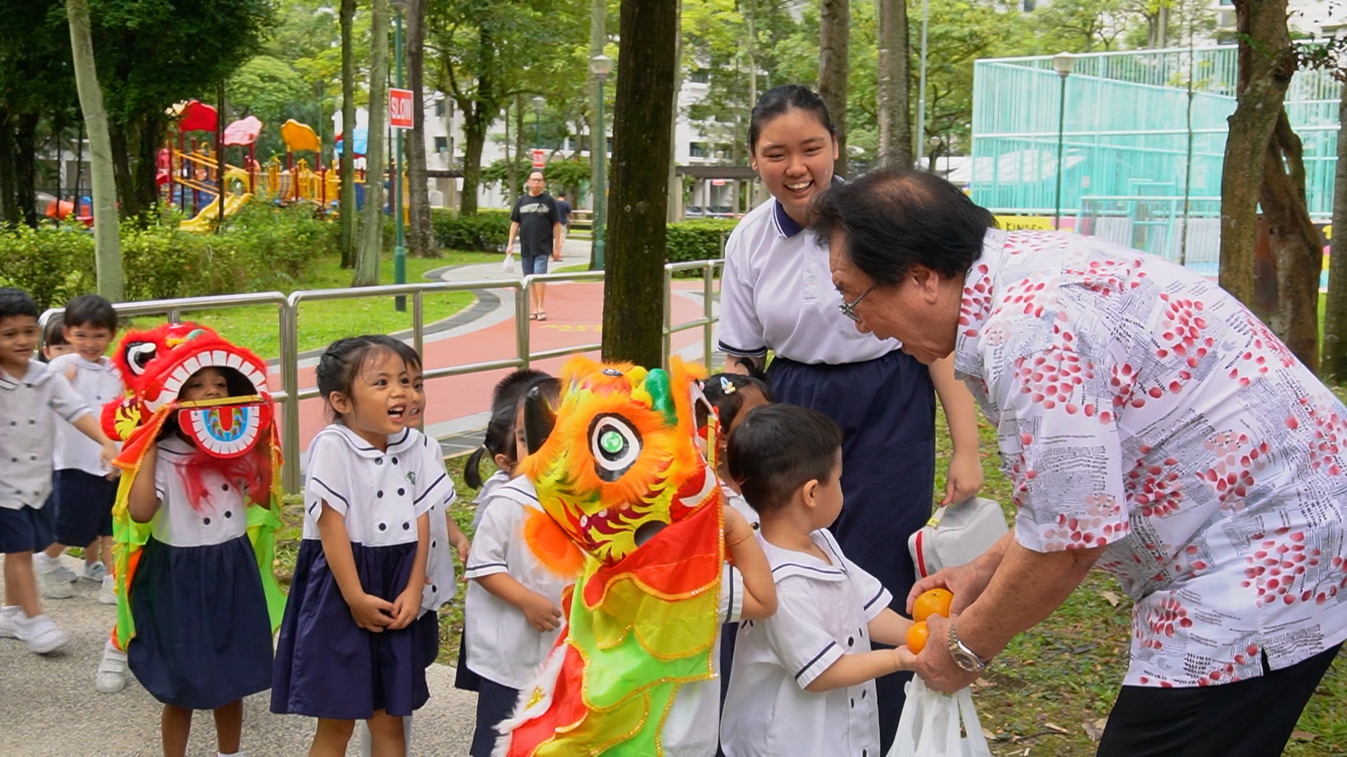 阿公阿嬷  新年快乐!